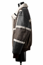 Load image into Gallery viewer, Feng Chen Wang DOUBLE SIDED SHERPA JACKET (GRAY)