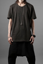 画像をギャラリービューアに読み込む, black crow x LOOM exclusive short sleeve tops / dyed zimbabwe cotton jersey (濃墨)