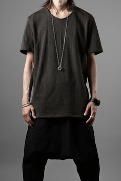 画像をギャラリービューアに読み込む, black crow x LOOM exclusive short sleeve tops / dyed zimbabwe cotton jersey (濃墨)