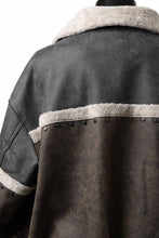 Load image into Gallery viewer, Feng Chen Wang DOUBLE SIDED SHERPA JACKET (GRAY)