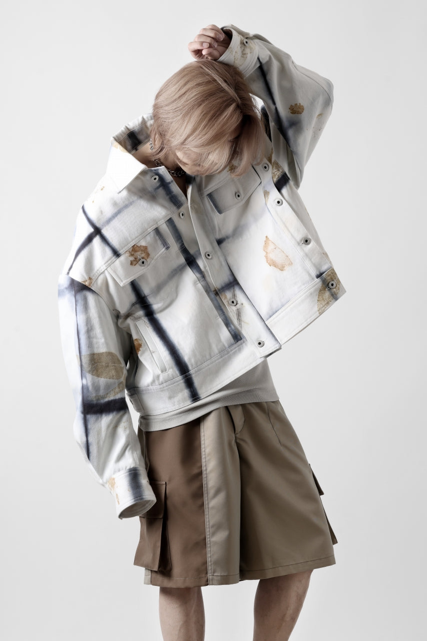 Load image into Gallery viewer, Feng Chen Wang NATURAL PLANT DYE JACKET (BLACK/WHITE)