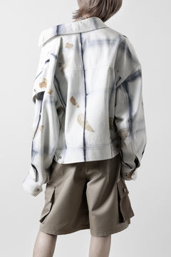 Load image into Gallery viewer, Feng Chen Wang NATURAL PLANT DYE JACKET (BLACK/WHITE)