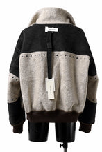Load image into Gallery viewer, Feng Chen Wang DOUBLE SIDED SHERPA JACKET (GRAY)