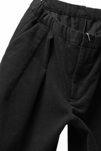 画像をギャラリービューアに読み込む, CAPERTICA BALLOON PANTS / NAPPING MOLESKIN (BLACK)