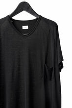 画像をギャラリービューアに読み込む, CAPERTICA PRISONER SHIRTS / SUPER 120s WASHABLE WOOL JERSEY (BLACK)