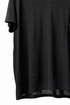 Load image into Gallery viewer, CAPERTICA PRISONER SHIRTS / SUPER 120s WASHABLE WOOL JERSEY (BLACK)