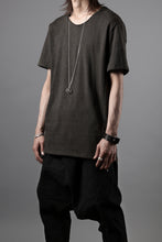 画像をギャラリービューアに読み込む, black crow x LOOM exclusive short sleeve tops / dyed zimbabwe cotton jersey (濃墨)