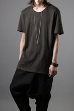 画像をギャラリービューアに読み込む, black crow x LOOM exclusive short sleeve tops / dyed zimbabwe cotton jersey (濃墨)