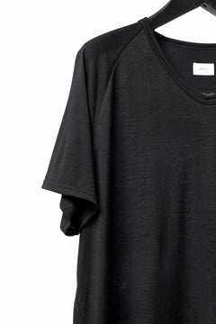 Load image into Gallery viewer, CAPERTICA PRISONER SHIRTS / SUPER 120s WASHABLE WOOL JERSEY (BLACK)