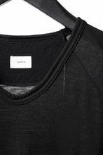Load image into Gallery viewer, CAPERTICA PRISONER SHIRTS / SUPER 120s WASHABLE WOOL JERSEY (BLACK)