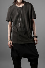 画像をギャラリービューアに読み込む, black crow x LOOM exclusive short sleeve tops / dyed zimbabwe cotton jersey (濃墨)