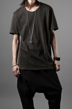 画像をギャラリービューアに読み込む, black crow x LOOM exclusive short sleeve tops / dyed zimbabwe cotton jersey (濃墨)
