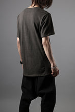 画像をギャラリービューアに読み込む, black crow x LOOM exclusive short sleeve tops / dyed zimbabwe cotton jersey (濃墨)