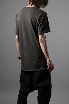 画像をギャラリービューアに読み込む, black crow x LOOM exclusive short sleeve tops / dyed zimbabwe cotton jersey (濃墨)