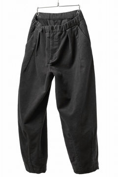 Load image into Gallery viewer, CAPERTICA BALLOON PANTS / NAPPING MOLESKIN (CHARCOAL)