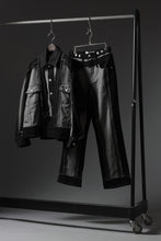 Load image into Gallery viewer, Feng Chen Wang RAW EDGE PATCHWORK TROUSERS (BLACK)