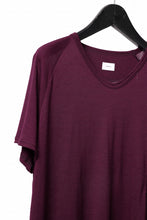 画像をギャラリービューアに読み込む, CAPERTICA PRISONER SHIRTS / SUPER 120s WASHABLE WOOL JERSEY (PLUM)