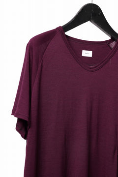 Load image into Gallery viewer, CAPERTICA PRISONER SHIRTS / SUPER 120s WASHABLE WOOL JERSEY (PLUM)