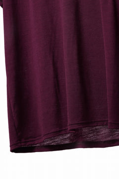 Load image into Gallery viewer, CAPERTICA PRISONER SHIRTS / SUPER 120s WASHABLE WOOL JERSEY (PLUM)