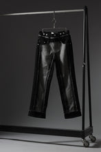 Load image into Gallery viewer, Feng Chen Wang RAW EDGE PATCHWORK TROUSERS (BLACK)