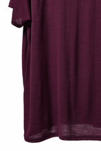 画像をギャラリービューアに読み込む, CAPERTICA PRISONER SHIRTS / SUPER 120s WASHABLE WOOL JERSEY (PLUM)