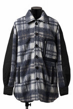画像をギャラリービューアに読み込む, Feng Chen Wang FLANNEL SHIRT WITH QUILT PHOENIX (NAVY)