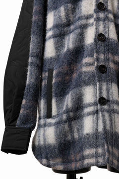 画像をギャラリービューアに読み込む, Feng Chen Wang FLANNEL SHIRT WITH QUILT PHOENIX (NAVY)