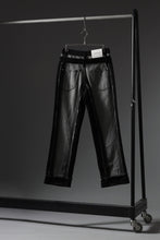 Load image into Gallery viewer, Feng Chen Wang RAW EDGE PATCHWORK TROUSERS (BLACK)