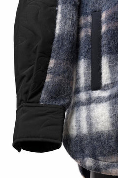 画像をギャラリービューアに読み込む, Feng Chen Wang FLANNEL SHIRT WITH QUILT PHOENIX (NAVY)