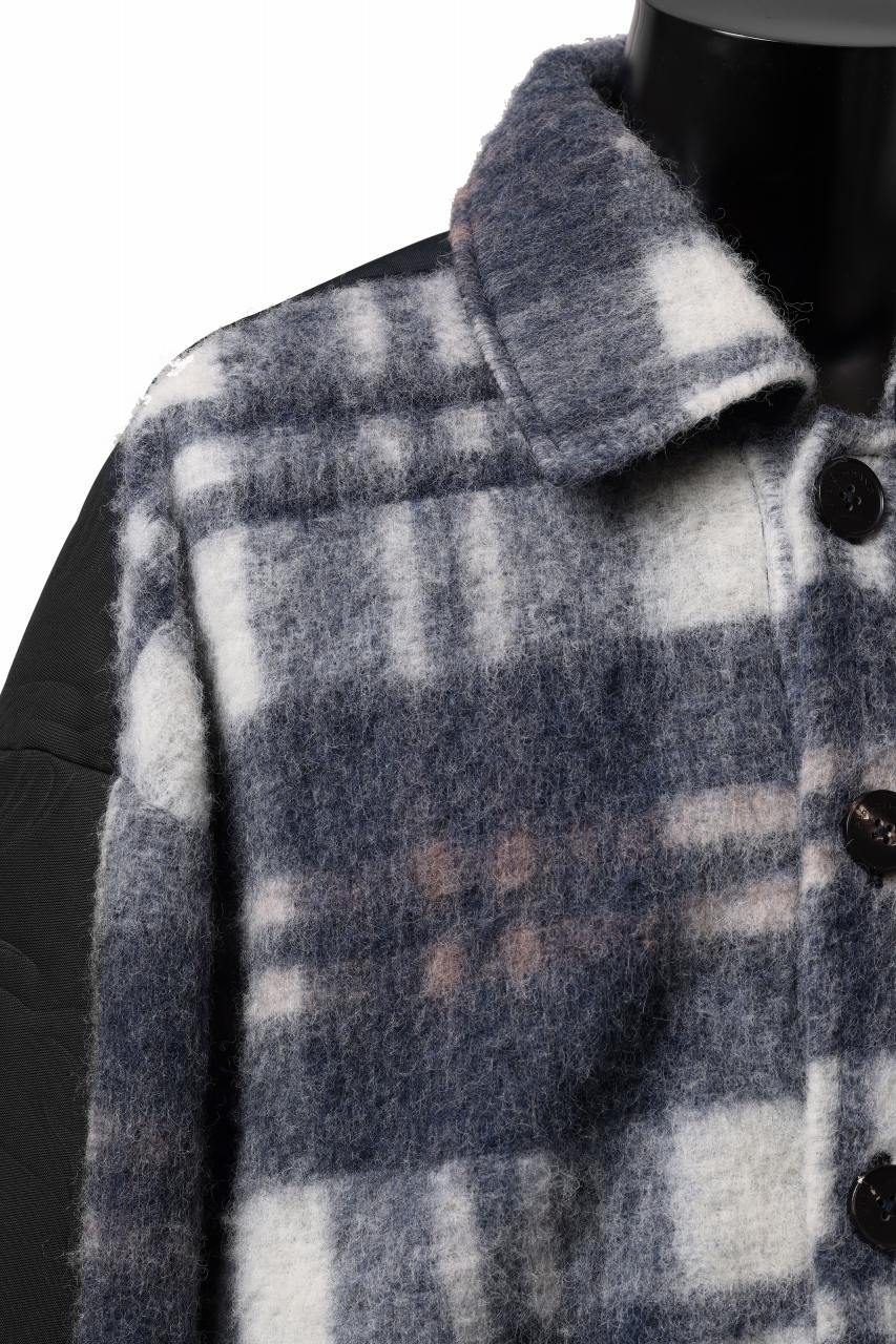 画像をギャラリービューアに読み込む, Feng Chen Wang FLANNEL SHIRT WITH QUILT PHOENIX (NAVY)