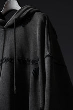 画像をギャラリービューアに読み込む, Feng Chen Wang GREY RIPPED JERSY HOODIE (GREY)