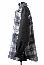 画像をギャラリービューアに読み込む, Feng Chen Wang FLANNEL SHIRT WITH QUILT PHOENIX (NAVY)