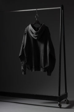 画像をギャラリービューアに読み込む, Feng Chen Wang GREY RIPPED JERSY HOODIE (GREY)