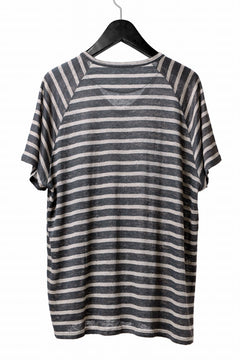 Load image into Gallery viewer, CAPERTICA BORDER PRISONER SHIRT / LINEN JERSEY (CHARCOAL GRAY)
