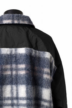 画像をギャラリービューアに読み込む, Feng Chen Wang FLANNEL SHIRT WITH QUILT PHOENIX (NAVY)