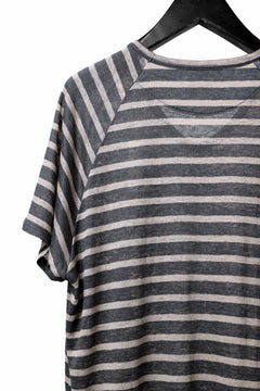 Load image into Gallery viewer, CAPERTICA BORDER PRISONER SHIRT / LINEN JERSEY (CHARCOAL GRAY)