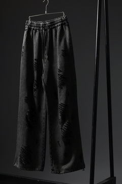 画像をギャラリービューアに読み込む, Feng Chen Wang GREY RIPPED JERSEY SWEATPANTS (GREY)