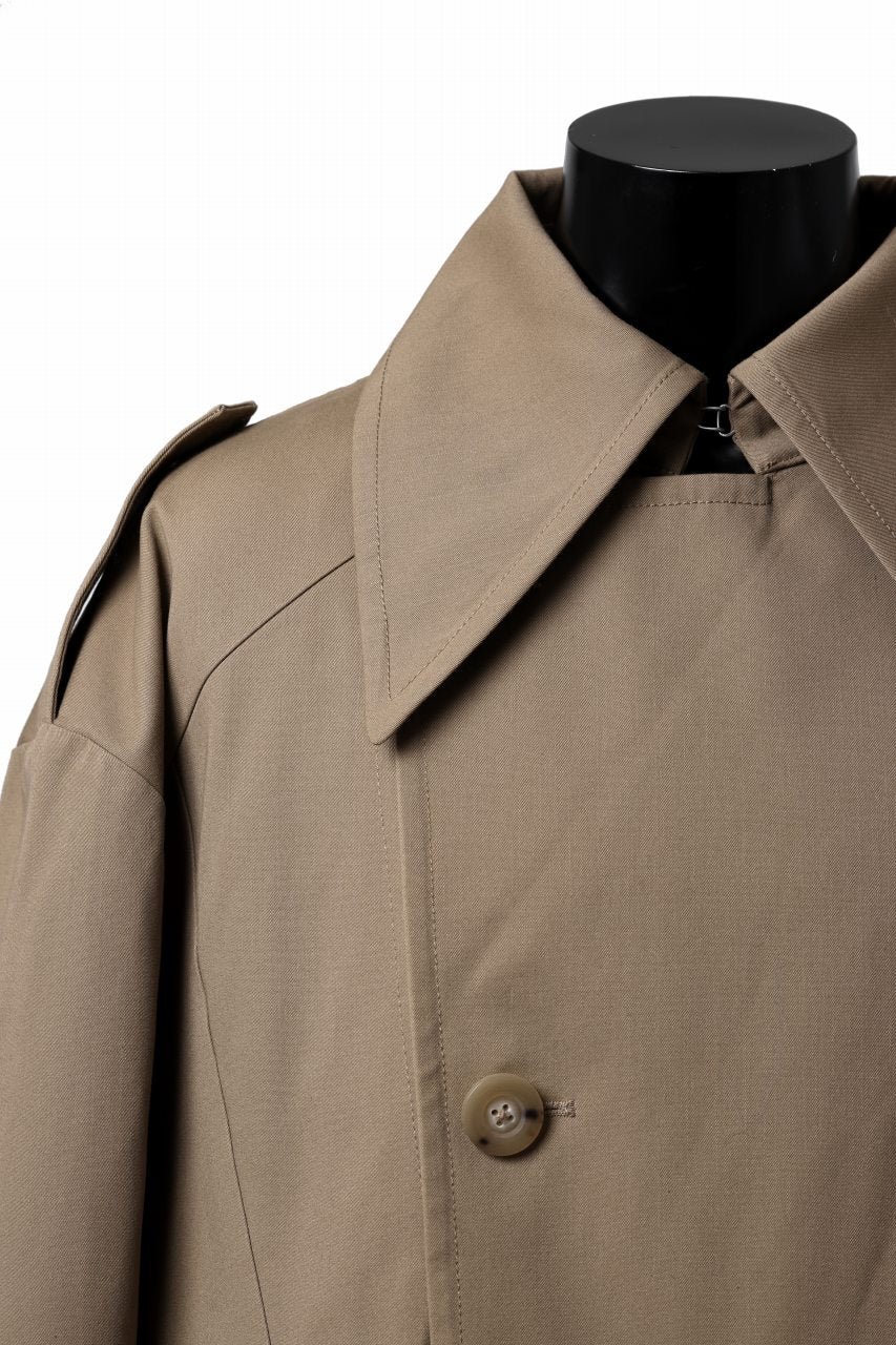 画像をギャラリービューアに読み込む, Feng Chen Wang DETACHABLE TRENCH COAT (KHAKI)