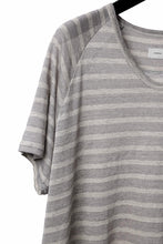 Load image into Gallery viewer, CAPERTICA BORDER PRISONER SHIRT / LINEN JERSEY (SILVER GRAY)