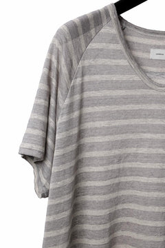 画像をギャラリービューアに読み込む, CAPERTICA BORDER PRISONER SHIRT / LINEN JERSEY (SILVER GRAY)