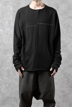 Load image into Gallery viewer, m.a+ written one piece long sleeve t-shirt / T211D/W/JM11 (BLACK)