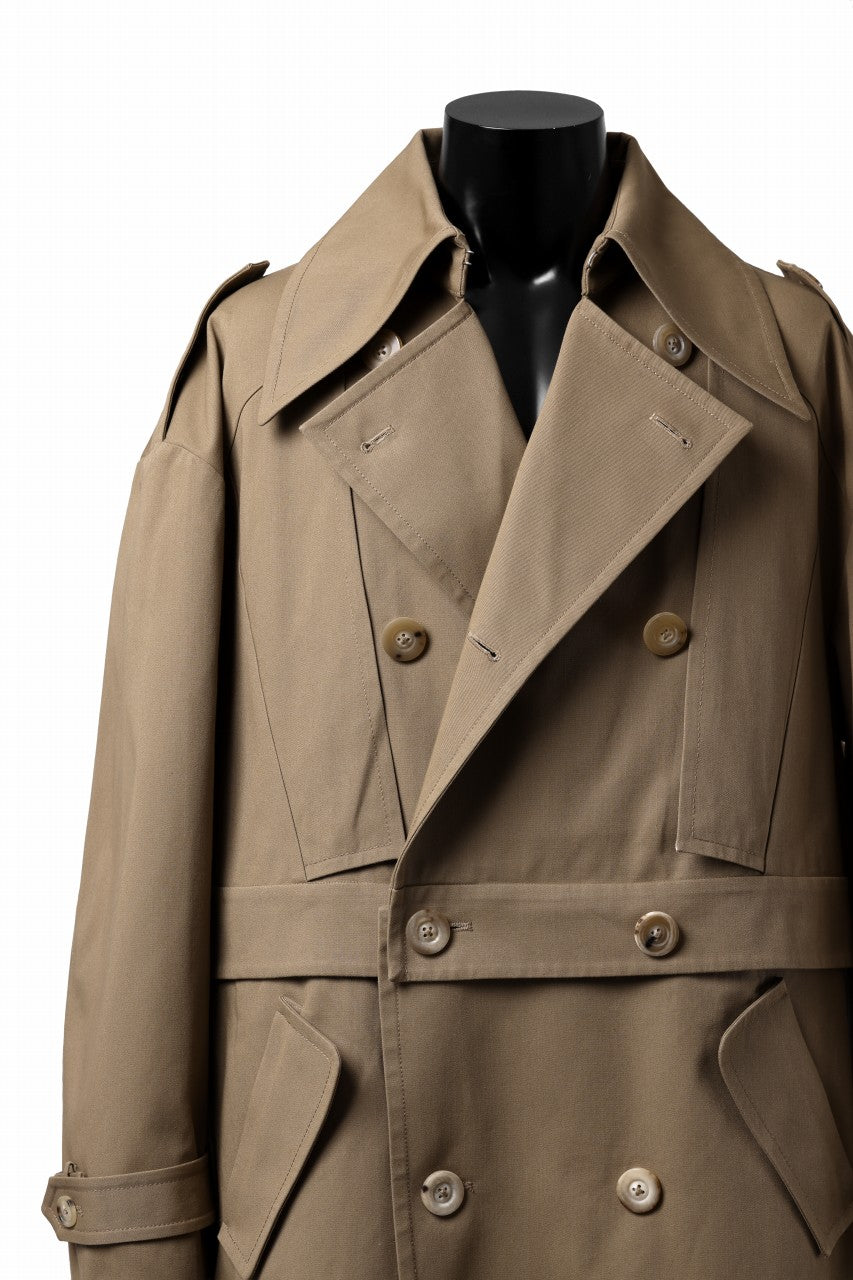 画像をギャラリービューアに読み込む, Feng Chen Wang DETACHABLE TRENCH COAT (KHAKI)