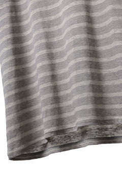 Load image into Gallery viewer, CAPERTICA BORDER PRISONER SHIRT / LINEN JERSEY (SILVER GRAY)