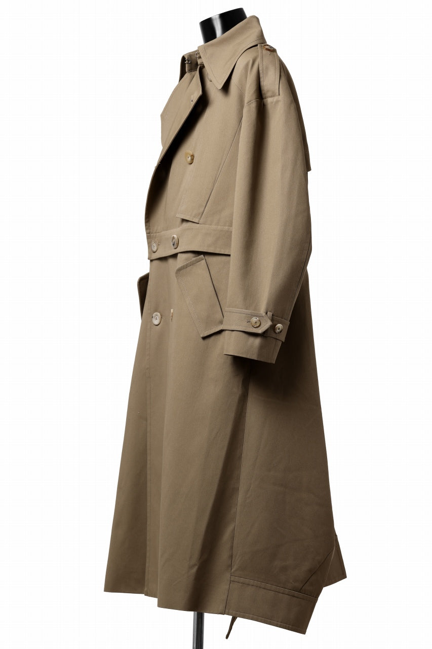 画像をギャラリービューアに読み込む, Feng Chen Wang DETACHABLE TRENCH COAT (KHAKI)