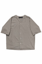 画像をギャラリービューアに読み込む, A.F ARTEFACT NO COLLAR SHIRT / TROPICAL WOOL (LIGHT BEIGE)