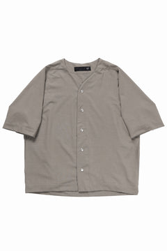 画像をギャラリービューアに読み込む, A.F ARTEFACT NO COLLAR SHIRT / TROPICAL WOOL (LIGHT BEIGE)