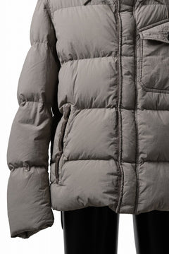 画像をギャラリービューアに読み込む, Ten c SURVIVAL DOWN JACKET / GARMENT DYED (ASH GRAY)