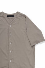 画像をギャラリービューアに読み込む, A.F ARTEFACT NO COLLAR SHIRT / TROPICAL WOOL (LIGHT BEIGE)