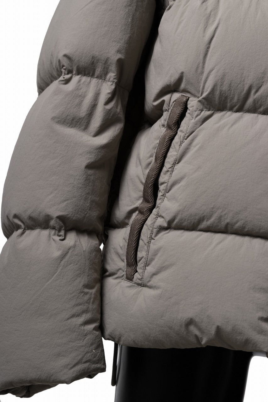 画像をギャラリービューアに読み込む, Ten c SURVIVAL DOWN JACKET / GARMENT DYED (ASH GRAY)