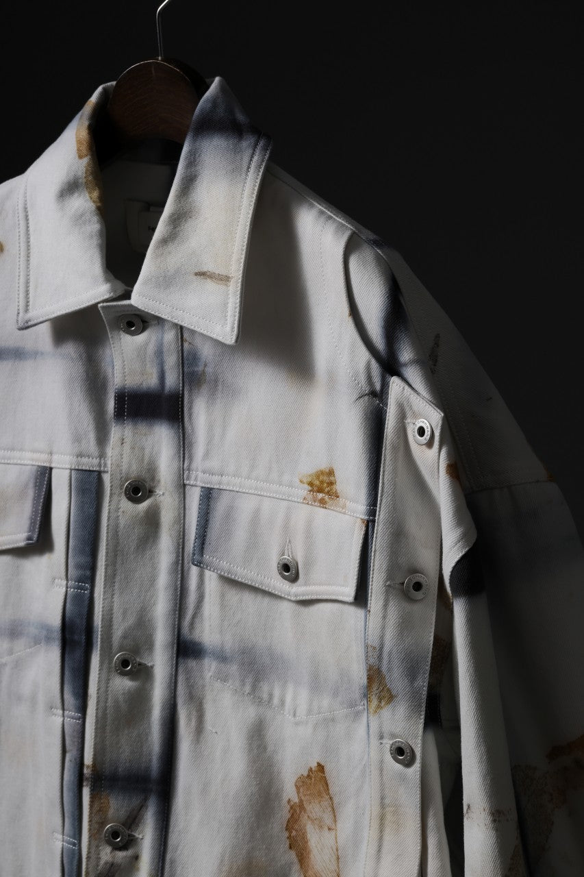 Load image into Gallery viewer, Feng Chen Wang NATURAL PLANT DYE JACKET (BLACK/WHITE)